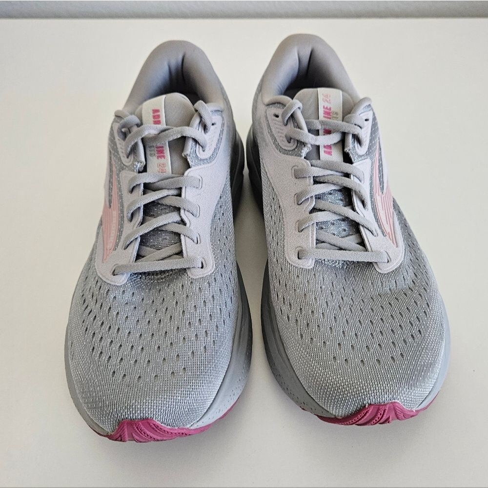 Brooks | Adrenaline GTS 24 Alloy/White/Zephyr Sneakers Shoes Women 10.5 Wide (D) - Picture 6 of 10